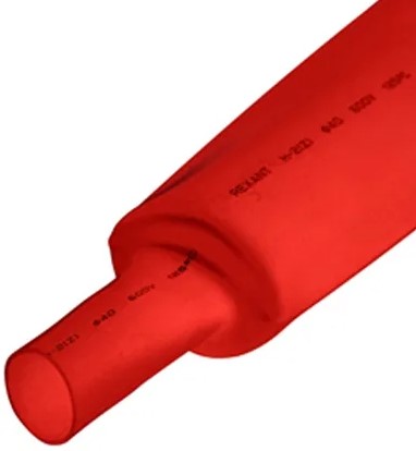 Трубка термоусаживаемая ТУТнг-LS (2:1)-9/4.5 красная REXANT Фото