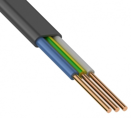 Кабель силовой медный ВВГ-Пнг(А)-LS 3x2,5 мм² 100 м, ГОСТ 31996-2012, ТУ 16.К71-310-2001 Фото