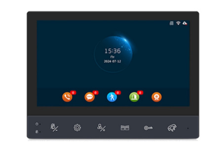 AT-I-K741F/TW (V2) Black Комплект: видеодомофон FHD с Wifi  и видеопанель FHD Фото