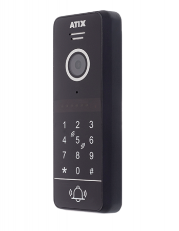 AT-I-D31F/CKR Black Вызывная панель со встроенным считывателем карт доступа и клавиатурой Фото