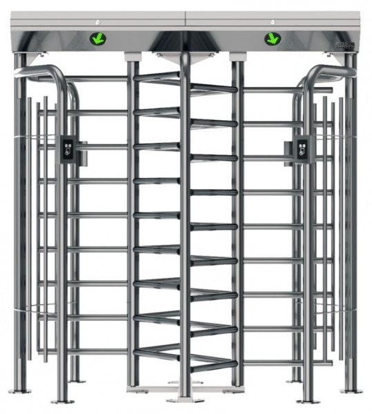 БЛОКПОСТ РСТ 1400 ПОЛНОРОСТОВОЙ роторный Турникет Фото