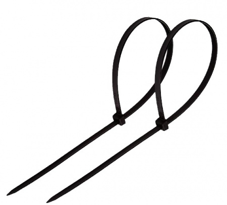 Хомут-стяжка кабельная нейлоновая PROconnect 250 x3,6 мм, черная, упаковка 100 шт. Фото