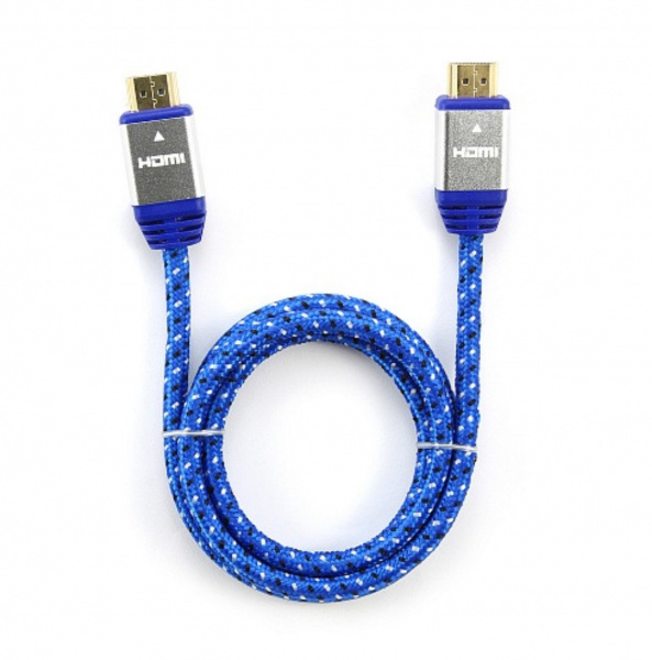 Кабель HDMI Konoos KCP-HDMInbl, 1м, v1.4, 19M/19M, алюминивый корпус (синий) Фото