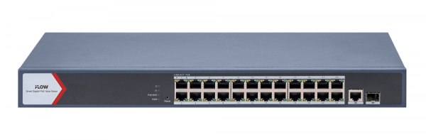 F-SW-EM626POE-VM/L POE-коммутатор смарт-управляемый с грозозащитой 6кВ Фото