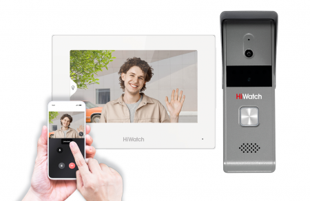 DS-D100HKWF Комплект гибридной видеодомофонии Фото