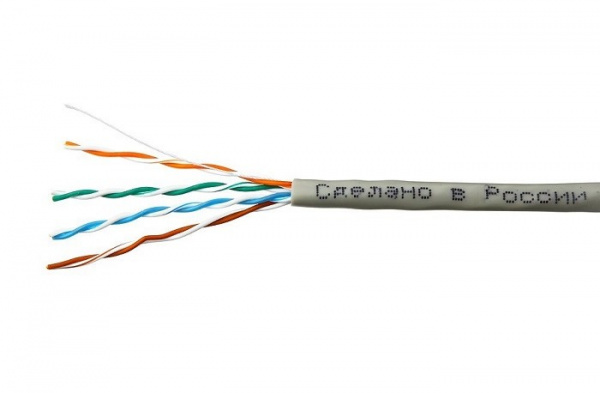 Кабель «витая пара» (SkyNet) UTP indoor CAT5e, 4x2x24AWG Cu Light 305 (LAN) (1693211) Фото Кабель «витая пара» (SkyNet) UTP indoor CAT5e, 4x2x24AWG Cu Light 305 (LAN) (1693211) Фото