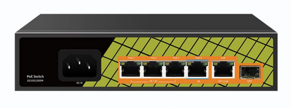 Коммутатор PoE TSn-4GP6G1S1 Фото