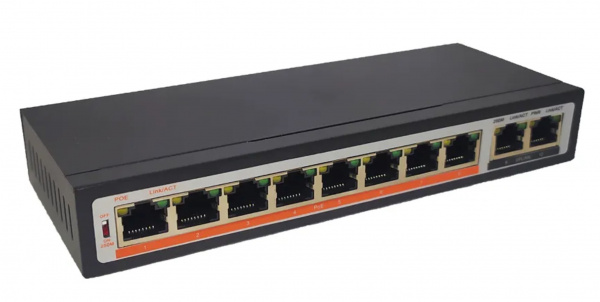 Ti-208P Неуправляемый POE коммутатор Фото
