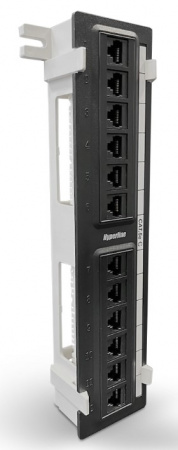 Hyperline PPW-12-8P8C-C5e Патч-панель настенная, 12 портов RJ-45(8P8C), категория 5е, с подставкой Фото