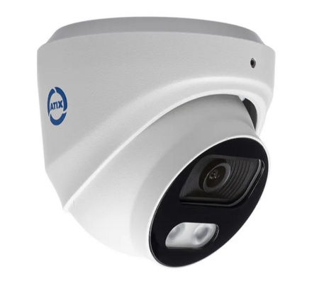 AT-NC-2E5M-2.8/MDL (12E) 5Мп уличная купольная  IP-камера с двойной подсветкой и встроенным микрофоном Фото