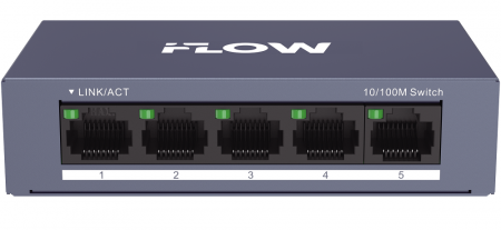 F-SW-EU205-O Неуправляемый коммутатор L2, 5 портов 10/100M RJ45 Фото