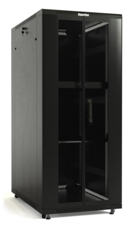 Hyperline TTB-3266-AS-RAL9004 Шкаф напольный 19-дюймовый, 32U, 1610x600х600 мм (ВхШхГ) Фото