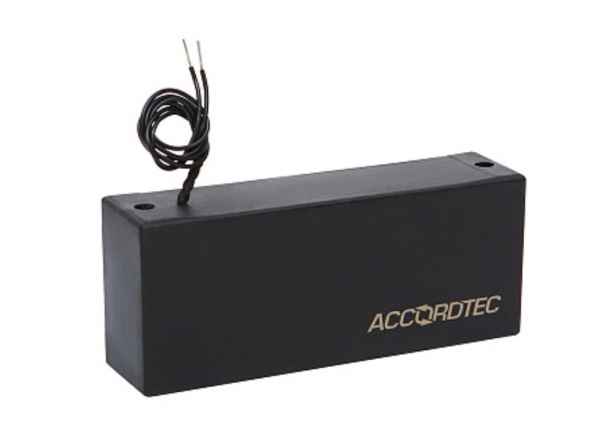 ML-300П Электромагнитный влагозащищенный замок с уголком, цвет черный Фото