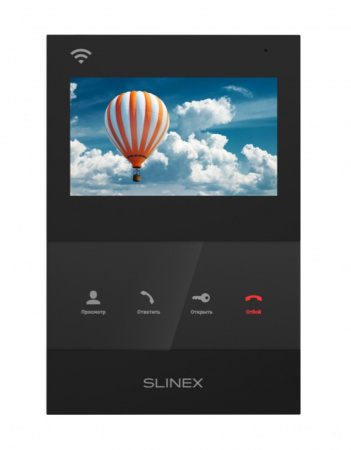 SQ-04N Cloud Black 4-дюймовый домофон с приложением Slinex Smart Call Фото