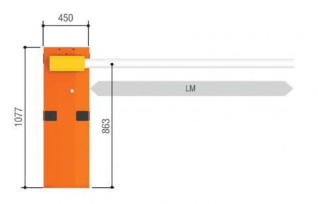 CAME G5000DX CLASSICO Комплект шлагбаума Фото