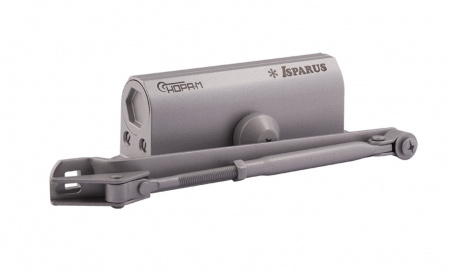 Доводчик НОРА-М 430 ISPARUS (от 50 до 120кг) (серый) морозостойкий Фото