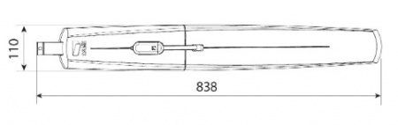 SWN25B - Привод 24 В линейный, самоблокирующийся с энкодером (корпус синий) Фото
