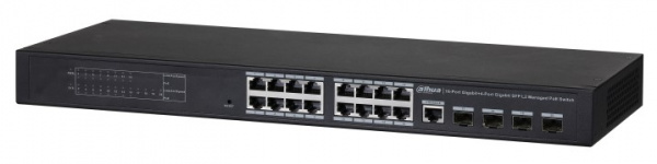 DH-PFS4420-16GT-240 16-портовый гигабитный управляемый коммутатор с PoE, уровень L2 Фото