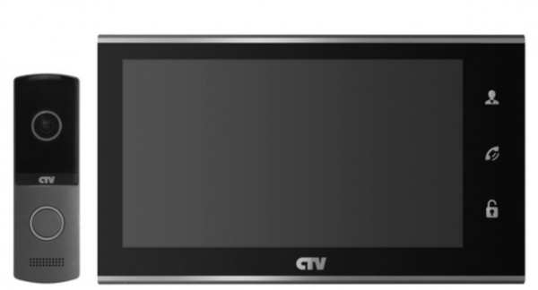 CTV-DP2702MD B (чёрный) Комплект видеодомофона Фото CTV-DP2702MD B (чёрный) Комплект видеодомофона Фото