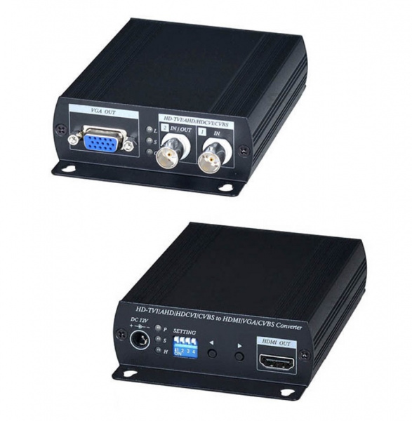 AD001HD4 Преобразователь-разветвитель AHD/HDCVI/HDTVI в HDMI/VGA/CVBS Фото AD001HD4 Преобразователь-разветвитель AHD/HDCVI/HDTVI в HDMI/VGA/CVBS Фото