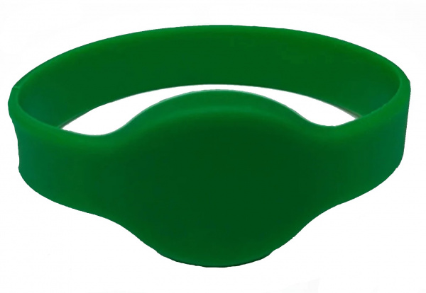 Браслет Temic, IL-10D65TG, силиконовый, без застёжки (зелёный, женский) Фото