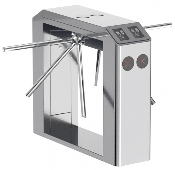 БЛОКПОСТ ТМБ 1200 Турникет-трипод ТУМБОВЫЙ ДВУХПРОХОДНОЙ  Фото