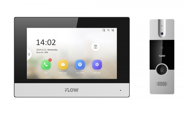 F-VI-5342H Комплект гибридного IP видеодомофона Фото F-VI-5342H Комплект гибридного IP видеодомофона Фото