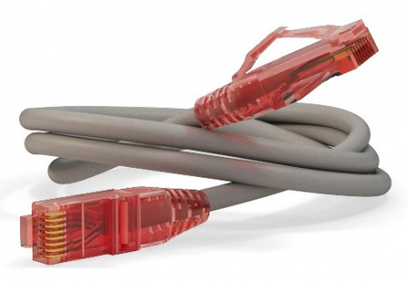 Hyperline PC-LPM-UTP-RJ45-RJ45-C5e-3M-LSZH-GY Патч-корд U/UTP, Cat.5e, LSZH, 3 м, серый Фото