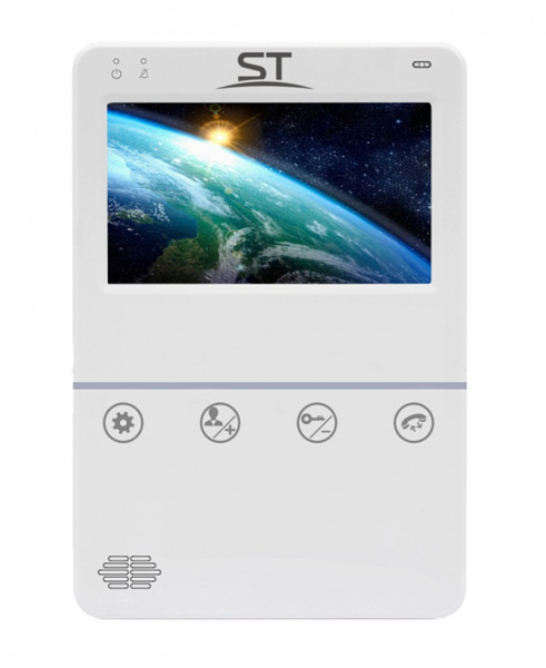 ST-M100/4 (S) БЕЛЫЙ, (версия 2) Монитор домофона цветной Фото ST-M100/4 (S) БЕЛЫЙ, (версия 2) Монитор домофона цветной Фото