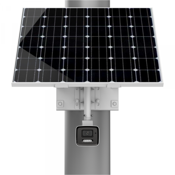 DS-2XS6A47G1-LS/C36S80(4mm) 4Мп цилиндрическая солнечная Smart 4G IP-камера с LED-подсветкой до 30м Фото