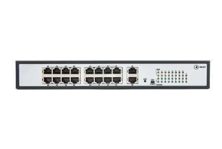 SKAT PoE-16E-2G Коммутатор с питанием по PoE Фото