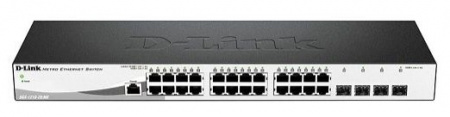 DL-DGS-1210-28/ME/P/B2A Управляемый L2 коммутатор с 24 портами 10/100/1000Base-T и 4 портами 1000Bas Фото DL-DGS-1210-28/ME/P/B2A Управляемый L2 коммутатор с 24 портами 10/100/1000Base-T и 4 портами 1000Bas Фото
