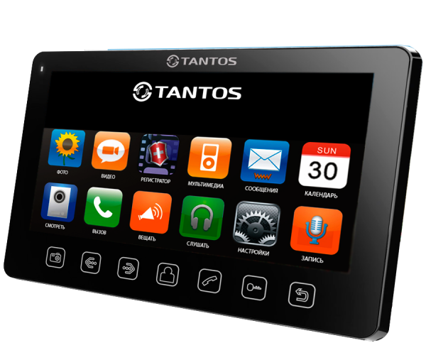 Prime Slim (black) XL Монитор видеодомофона TFT LCD 7