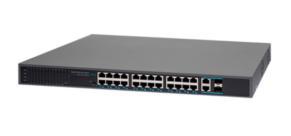 AT-NS-24GP2G-2GS-450 (B) 28 портовый РoЕ коммутатор неуправляемый Фото