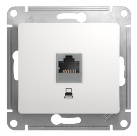 GSL000181K РОЗЕТКА комп. RJ45, кат. 5Е, механизм, БЕЛЫЙ Фото GSL000181K РОЗЕТКА комп. RJ45, кат. 5Е, механизм, БЕЛЫЙ Фото