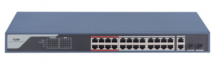F-SW-EM426POE-VM POE-коммутатор смарт-управляемый с грозозащитой 6кВ Фото