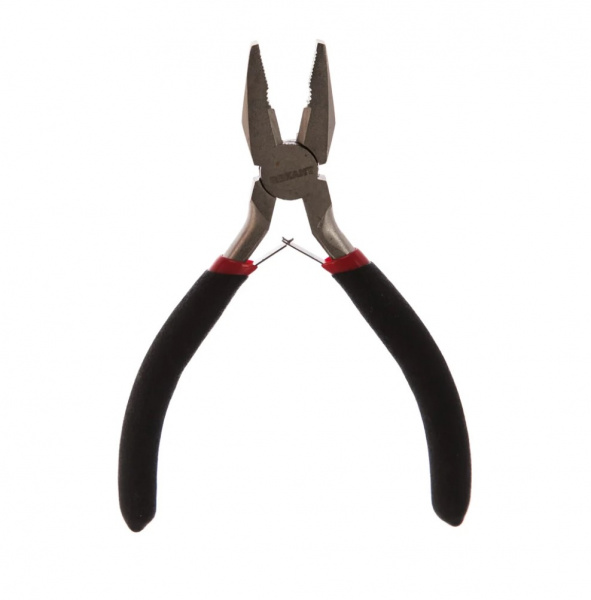 Плоскогубцы REXANT Мини 120 мм никелированные, авторазжим, обливные рукоятки Фото Плоскогубцы REXANT Мини 120 мм никелированные, авторазжим, обливные рукоятки Фото