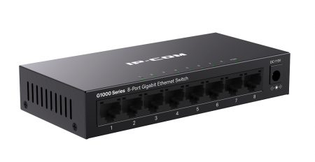 G1008M Неуправляемый 8-портовый гигабитный коммутатор Ethernet IP-COM (8 портов RJ45 10/100/1000 Мбит/с) Фото