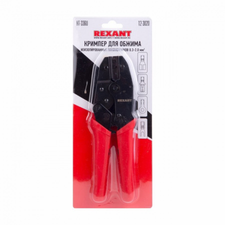 Кримпер для обжима автоклемм неизолированных  0.3 - 2.0 мм2  (HT-301 U)  (TL-336 U)  REXANT Фото