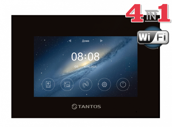 Marilyn HD Wi-Fi IPS (black) XL Монитор цветного видеодомофона 7 дюймов Фото