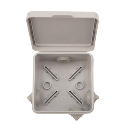 Коробка распределительная наружного монтажа с откидной крышкой 80х80х50 мм, IP54 REXANT Фото