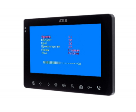 AT-I-K710C/T Black Комплект: видеодомофон СVBS и видеопанель СVBS Фото