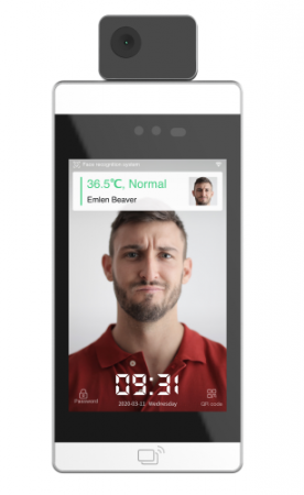 UFACE 8T-H TEMP биометрический терминал доступа и идентификации лиц Фото