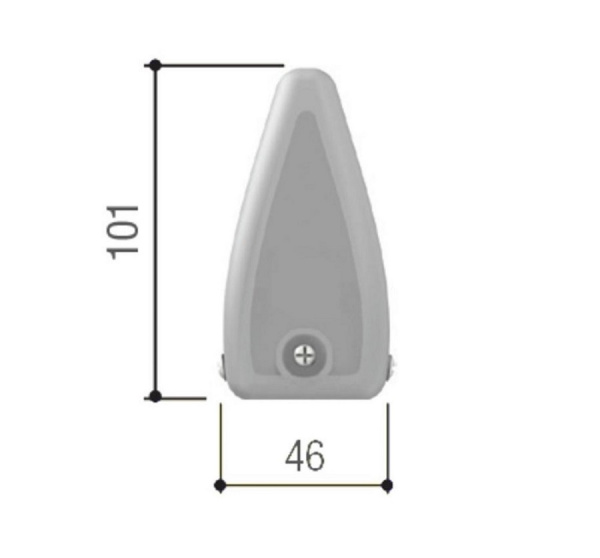 DFWN2500 - Профиль резиновый, чувствительный  с механическим контактом 2500 мм Фото