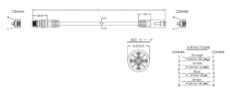 Hyperline PC-LPM-UTP-RJ45-RJ45-C6a-2M-LSZH-GY Патч-корд U/UTP, Cat.6a, 10G, LSZH, 2 м, серый Фото