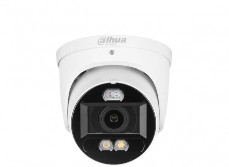 DH-IPC-HDW3849HP-ZAS-PV-S5 Уличная купольная IP-видеокамера Full-color с ИИ и активным сдерживанием 8Мп (2.7~13,5мм) Фото