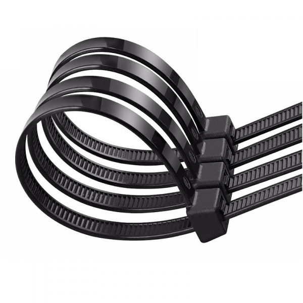 Хомут-стяжка нейлоновая Unibrave 200*3,6 мм, черный, 100 шт. Фото