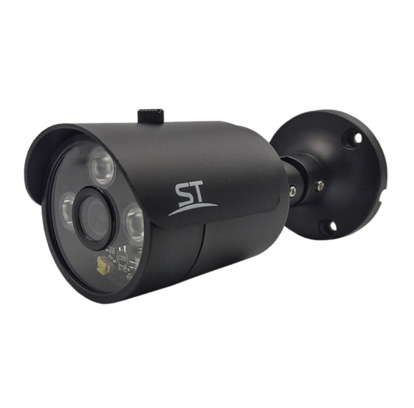 ST-181 M IP HOME POE ЧЕРНАЯ (3,6mm), (версия 4) 3Mp (2304*1296), уличная цилиндрическая IP-камера с ИК подсветкой до 40 м Фото