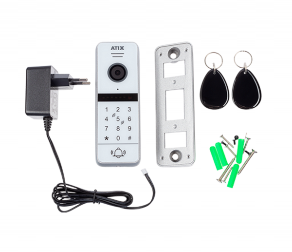 AT-I-D31F/CKR White Вызывная панель со встроенным считывателем карт доступа и клавиатурой Фото AT-I-D31F/CKR White Вызывная панель со встроенным считывателем карт доступа и клавиатурой Фото