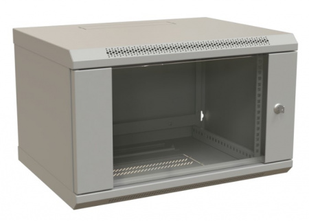 WR-TW-0666-GP-RAL7035 Шкаф настенный 19-дюймовый (19